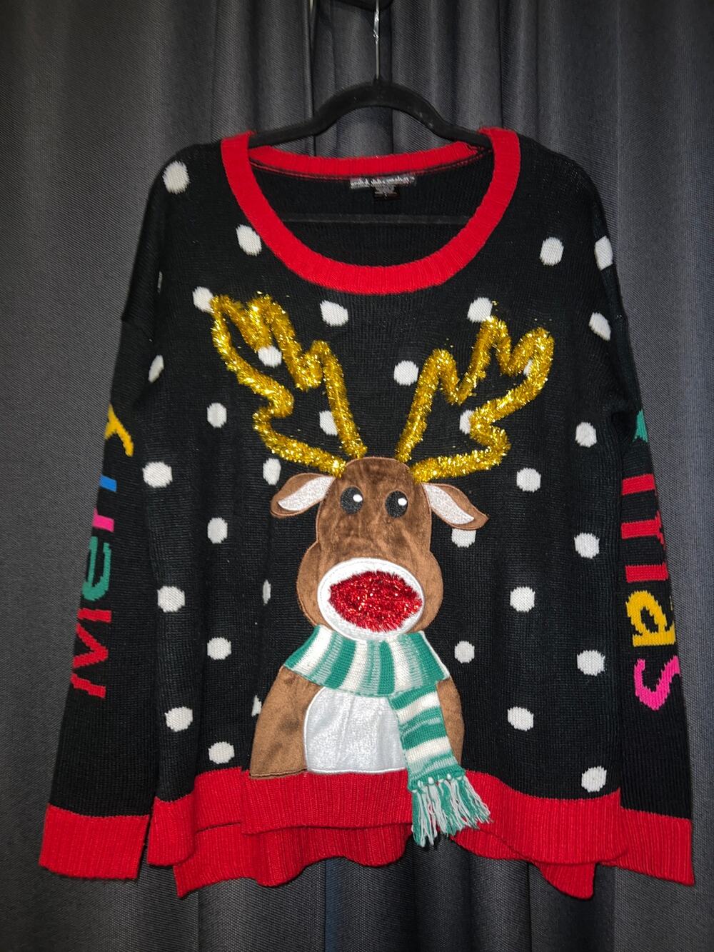Ugly Christmas Sweater Xmas Size Large
